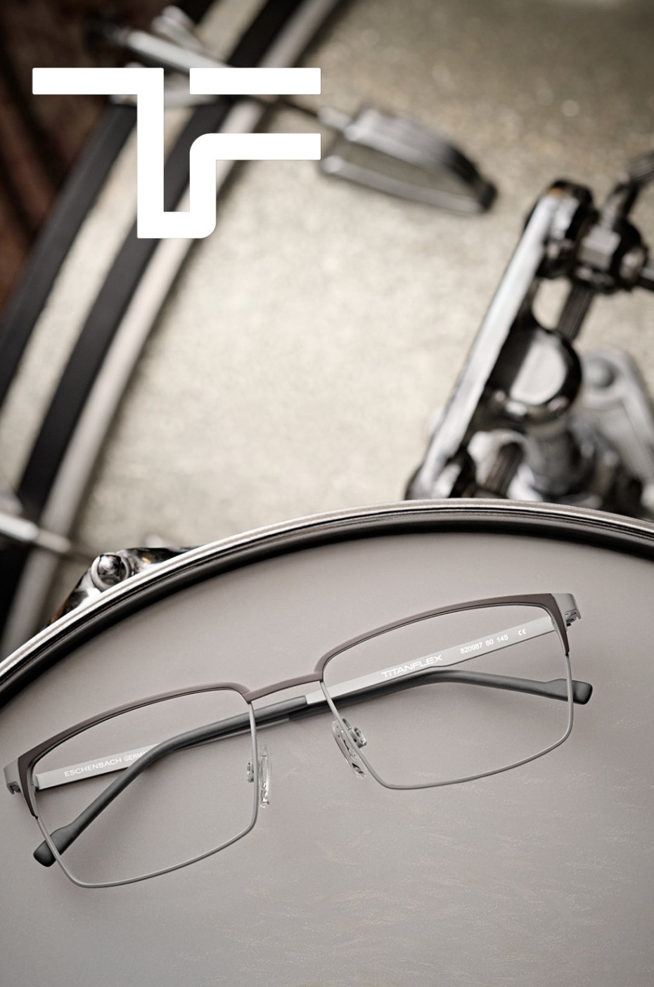 Titanflex: Brillenfassung